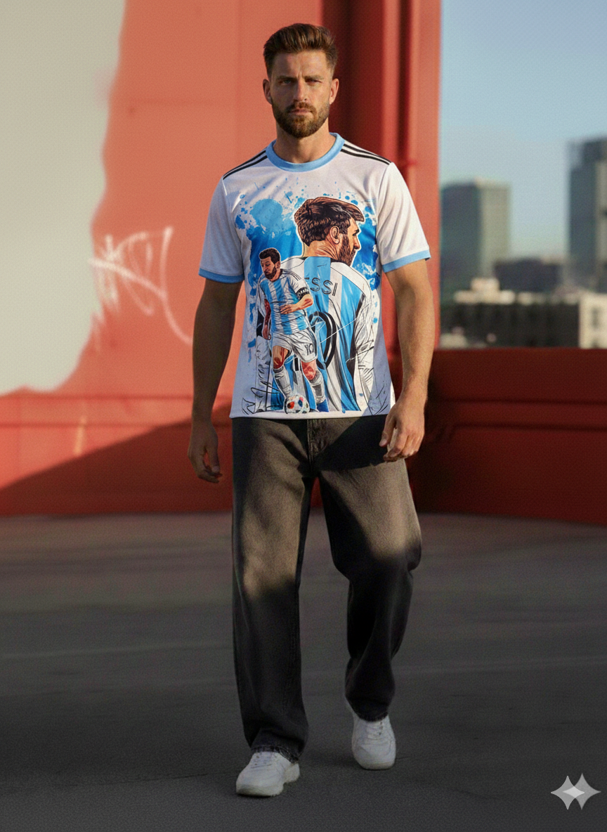 Greatest of All Time – The Messi GOAT Fan Jersey