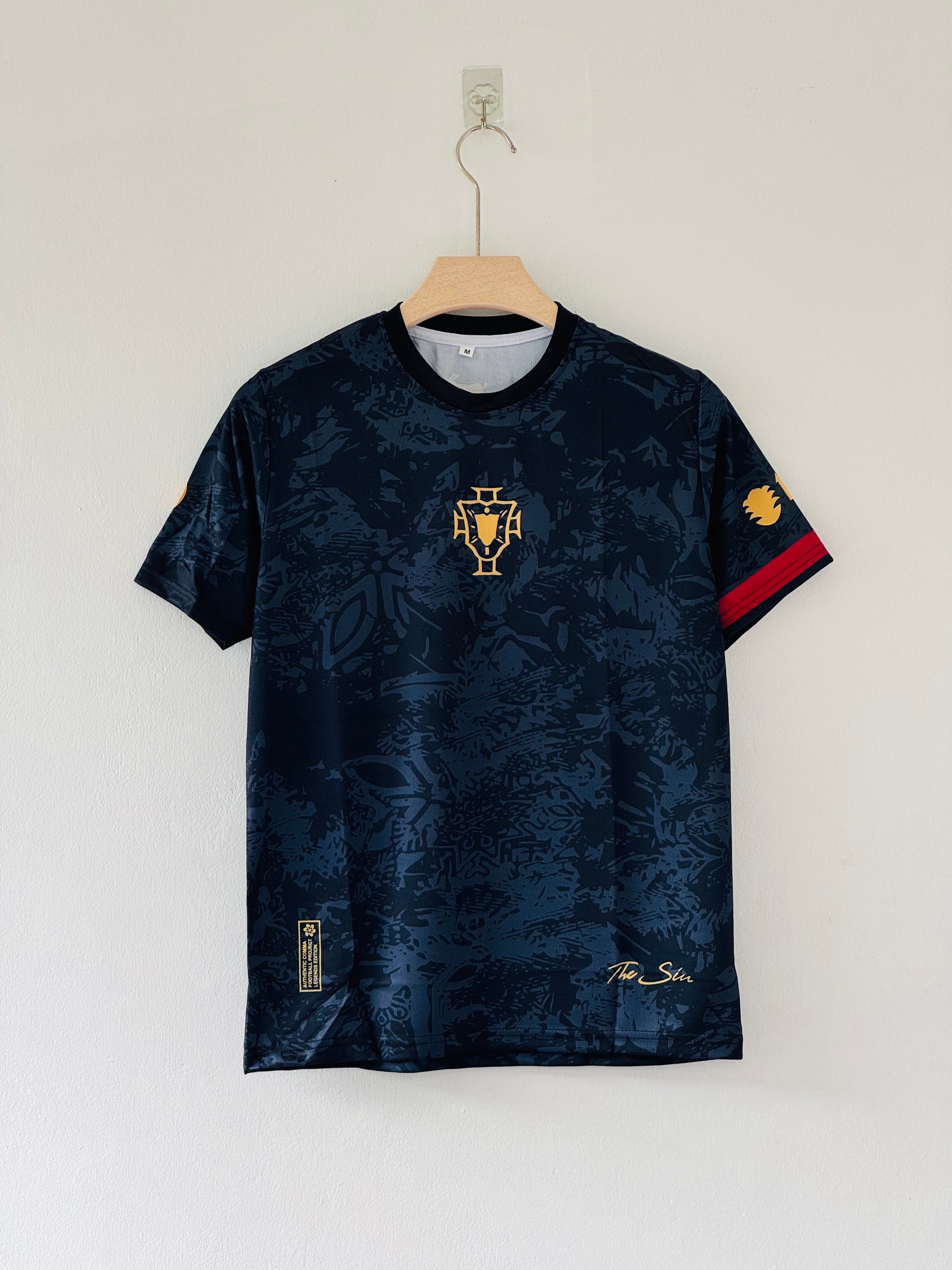 Greatness in Every Stitch – Portugal “GOAT Siiu” Special Edition, Ronaldo Tribute Jersey(sublimation)