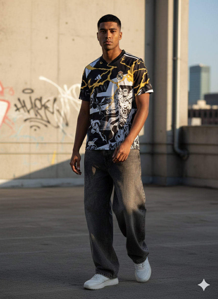 Galácticos Assemble — Real Madrid x Marvel Pre-Game Jersey