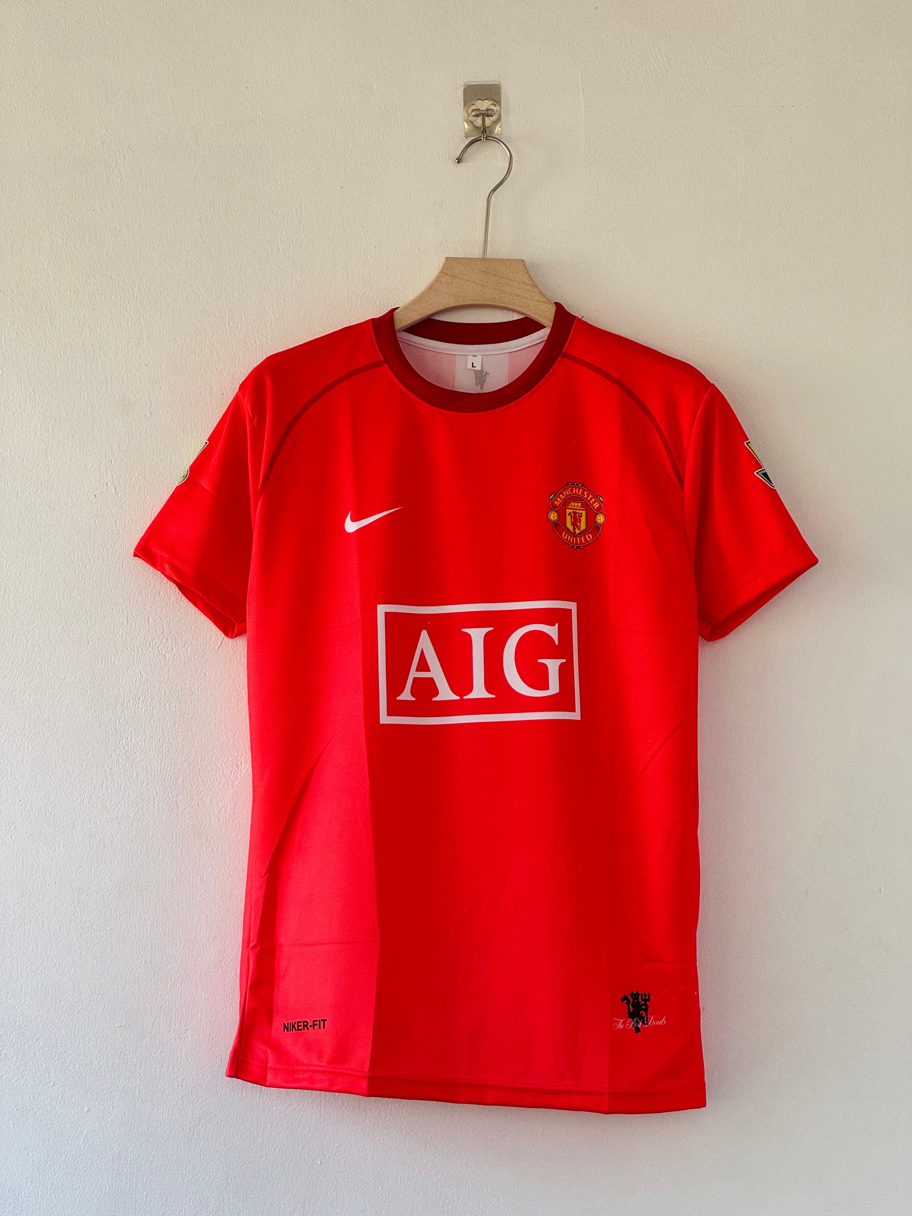 Relive Ronaldo’s Glory Days with the 2007-08 Manchester United Home Jersey - Ronaldo Edition(sublimation)
