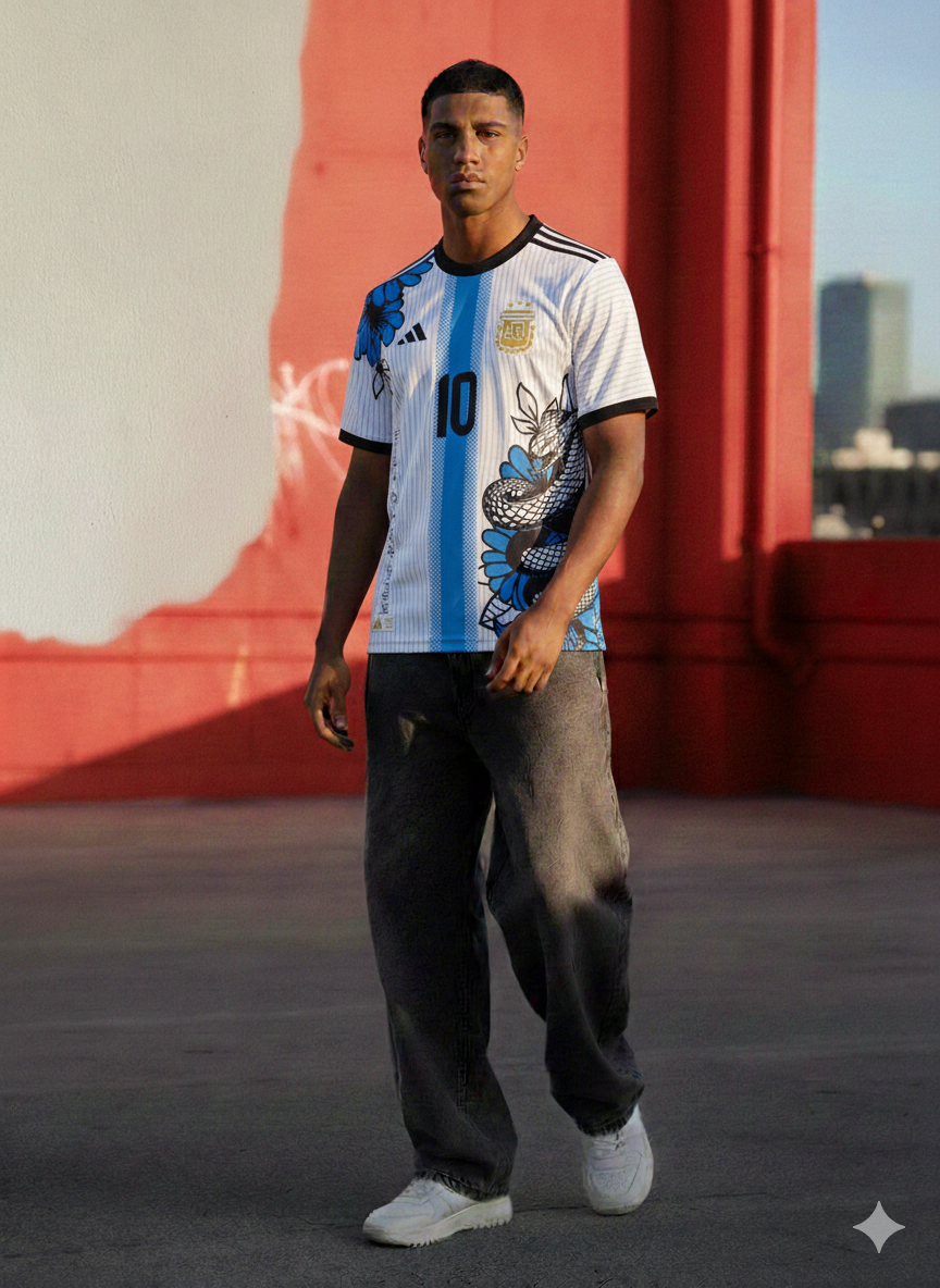 Art of a Legend — Argentina Special Edition Lionel Messi Jersey(sublimation)